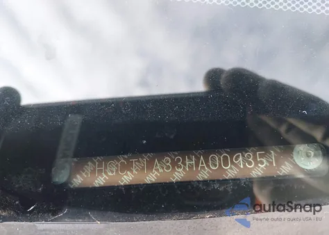 2017 Honda Accord Lx-S из США, поврежденный, VIN 1HGCT1A33HA009351